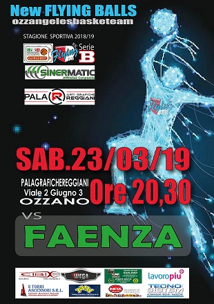 partita basket Sinermatic vs Faenza campionato 2018-2019
